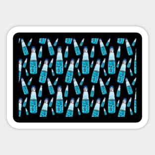 Ramune Soda Japanese Drink Pattern Sticker